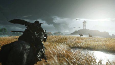 Игра Призрак Цусимы (Ghost of Tsushima) Русская Версия (PS4) USED Б/У Playstation 4